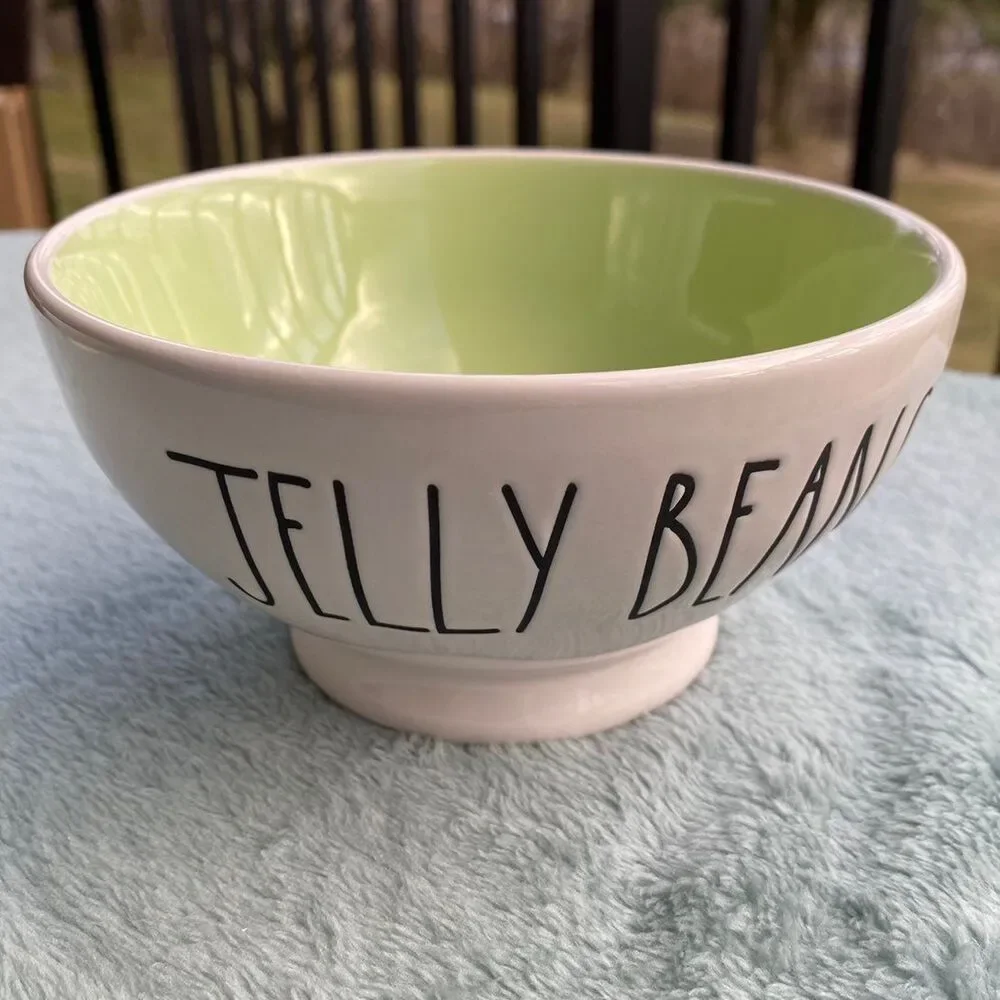 Rae Dunn Green Jelly Beans Bowl